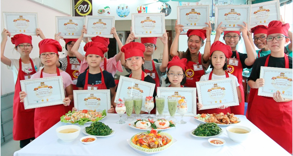 Trại hè Nấu ăn cho trẻ em – Món quà thiết thực cho con