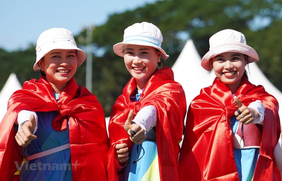 Những cô gái tài năng của đoàn thể thao Việt Nam tại Sea Game 30