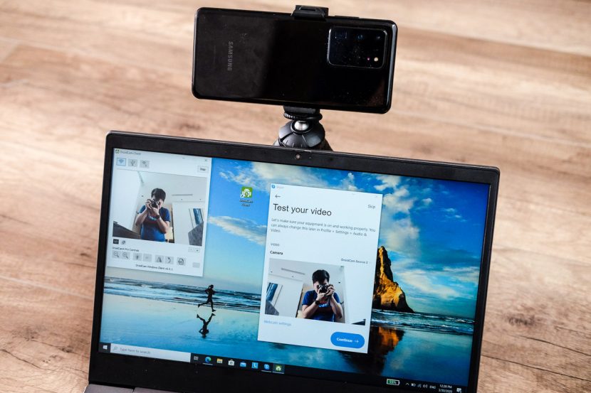 Phần mềm giúp sinh viên biến smartphone thành webcam